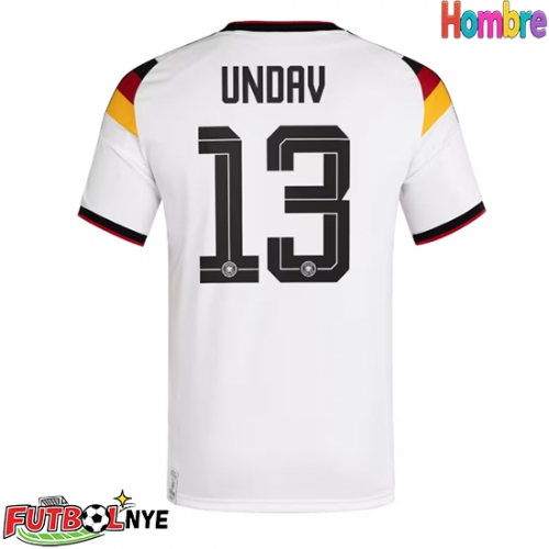 Camiseta Alemania Deniz Undav #13 Primera Equipación Mundial 2026 manga corta